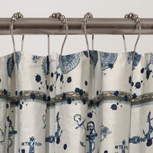 Load image into Gallery viewer, Dainty Home 100% Cotton Printed Marine Designed 70" x 72" Shower Curtain