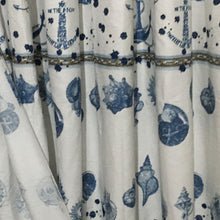 Load image into Gallery viewer, Dainty Home 100% Cotton Printed Marine Designed 70" x 72" Shower Curtain