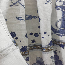 Load image into Gallery viewer, Dainty Home 100% Cotton Printed Marine Designed 70" x 72" Shower Curtain