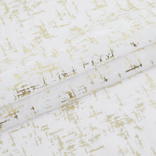 Load image into Gallery viewer, Dainty Home Lindsey Linen Textured Metallic Fabric Shower Curtain with 12 Matching Hooks 70" x 72"