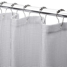 Load image into Gallery viewer, Dainty Home Piazza 100% Cotton Textured Waffle Weaved Solid Cotton Fabric 70" x 72" Shower Curtain