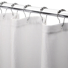 Load image into Gallery viewer, Dainty Home Piazza 100% Cotton Textured Waffle Weaved Solid Cotton Fabric 70" x 72" Shower Curtain