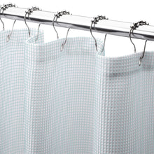 Load image into Gallery viewer, Dainty Home Piazza 100% Cotton Textured Waffle Weaved Solid Cotton Fabric 70" x 72" Shower Curtain