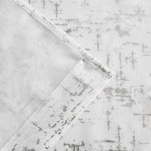 Load image into Gallery viewer, Dainty Home Lindsey Linen Textured Metallic Fabric Shower Curtain with 12 Matching Hooks 70" x 72"