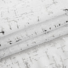 Load image into Gallery viewer, Dainty Home Lindsey Linen Textured Metallic Fabric Shower Curtain with 12 Matching Hooks 70" x 72"