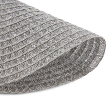 Load image into Gallery viewer, Dainty Home Starlight 15" Round Woven Placemats with Sequin Detail, Set of 6 – Durable & Reversible