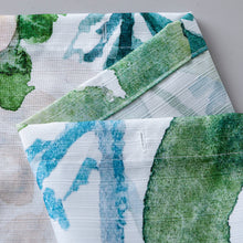 Load image into Gallery viewer, Dainty Home Floral Waterfall Printed Fabric 3D Designed Textured Fabric Shower Curtain 70" x 72"