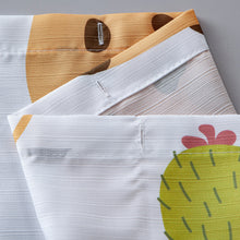 Load image into Gallery viewer, Dainty Home Safari 3D Textured Fabric Shower Curtain with 12 Metal Rollerball Hooks, 70" x 72"