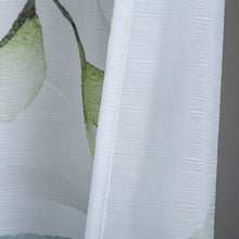 Load image into Gallery viewer, Dainty Home Florals 3D Textured Fabric Shower Curtain with 12 Metal Rollerball Hooks, 70" x 72"