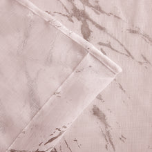 Load image into Gallery viewer, Dainty Home Chloe Linen Textured Metallic Light Filtering Grommet Curtain Panel Pair