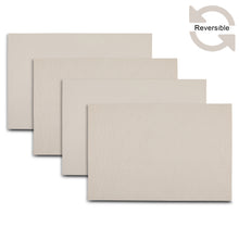 Load image into Gallery viewer, Dainty Home Basel Premium Vegan Leather Reversible 2 Pattern 12" x 18" Rectangular Placemat Set Of 4