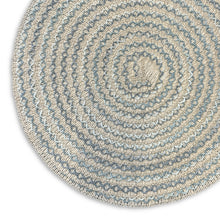 Load image into Gallery viewer, Dainty Home Belmar 15" Round Natural Paper Multicolor Placemats Set of 4 - Durable Table Mats