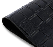 Load image into Gallery viewer, Dainty Home Bostonian Premium Vegan Leather Reversible 2 Pattern 12" x 18" Rectangular Placemat Set Of 4