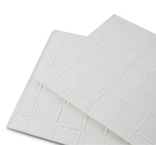 Load image into Gallery viewer, Dainty Home Bostonian Premium Vegan Leather Reversible 2 Pattern 12" x 18" Rectangular Placemat Set Of 4