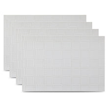 Load image into Gallery viewer, Dainty Home Bostonian Premium Vegan Leather Reversible 2 Pattern 12" x 18" Rectangular Placemat Set Of 4