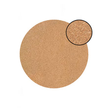 Load image into Gallery viewer, Dainty Home Concentric Foil Printed Geometric Designed Thick Cork Textured 15" x 15" Round Placemats