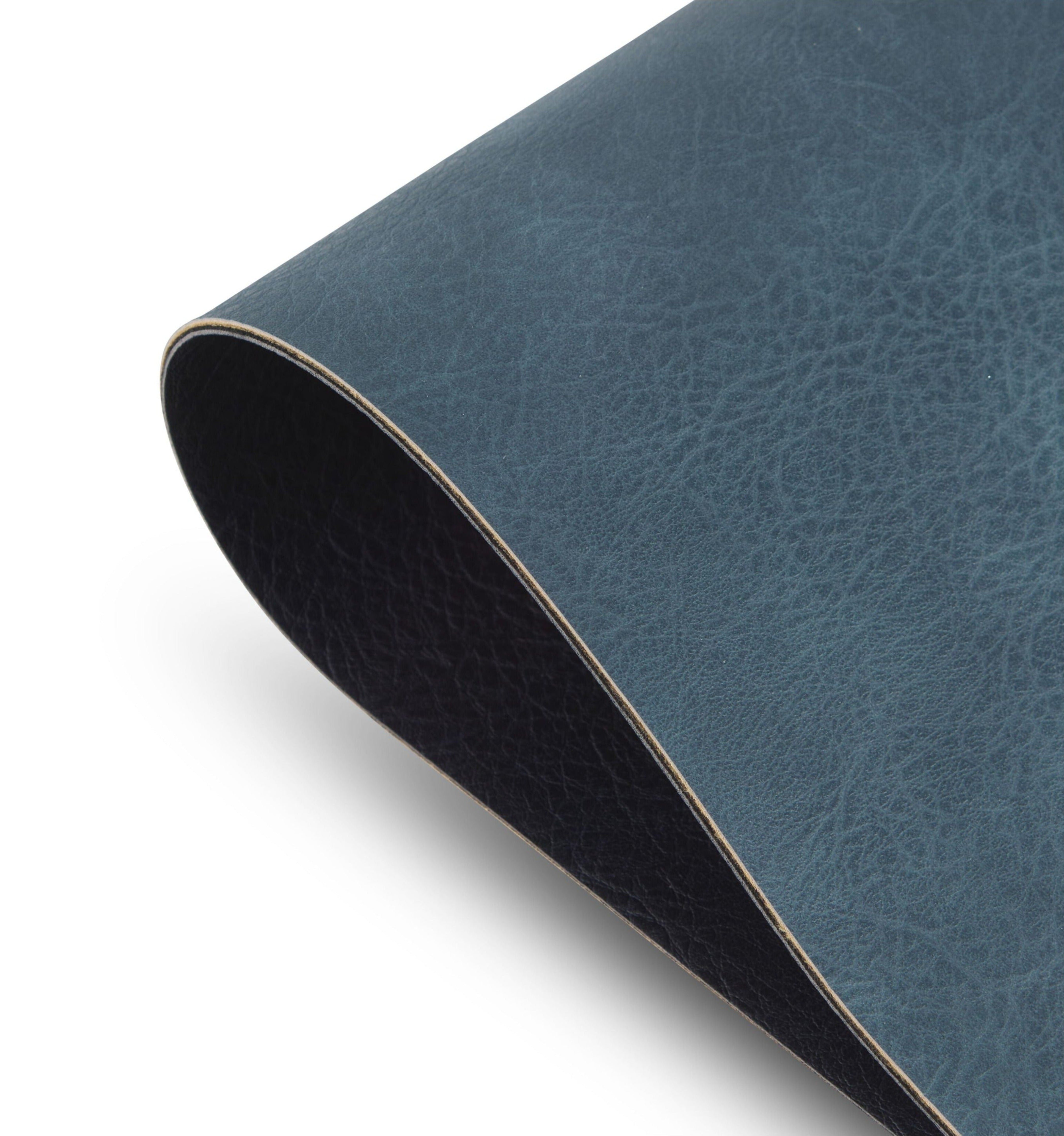 Dainty Home Florence Faux Leather Reversible 2 Color 12" x 18" Rectangular Placemat Set