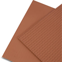 Load image into Gallery viewer, Dainty Home Hudson Premium Vegan Leather Reversible 2 Pattern 12" x 18" Rectangular Placemat Set Of 4