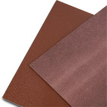 Load image into Gallery viewer, Dainty Home Lucerne Premium Vegan Patent Leather Reversible 2 Pattern 12" x 18" Rectangular Placemat Set Of 4