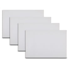 Load image into Gallery viewer, Dainty Home Lucerne Premium Vegan Patent Leather Reversible 2 Pattern 12" x 18" Rectangular Placemat Set Of 4