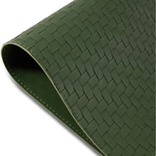 Load image into Gallery viewer, Dainty Home Lausanne Premium Vegan Leather Reversible 2 Pattern 12" x 18" Rectangular Placemat Set Of 4