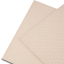 Load image into Gallery viewer, Dainty Home Lausanne Premium Vegan Leather Reversible 2 Pattern 12" x 18" Rectangular Placemat Set Of 4