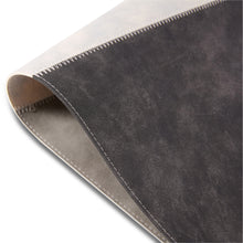 Load image into Gallery viewer, Dainty Home Milano Premium Vegan Leather Reversible 2 Pattern 12" x 18" Rectangular Placemat Set Of 4