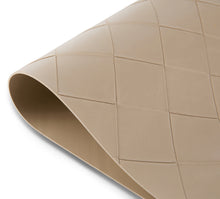 Load image into Gallery viewer, Dainty Home Modena Premium Vegan Leather Reversible 2 Pattern 12" x 18" Rectangular Placemat Set Of 4