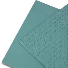 Load image into Gallery viewer, Dainty Home Stratham Premium Vegan Leather Reversible 2 Pattern 12" x 18" Rectangular Placemat Set Of 4