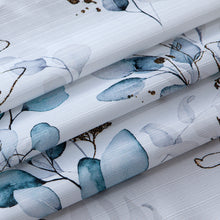 Load image into Gallery viewer, Dainty Home Sweet Garden Printed Fabric 3D Designed Textured Fabric Shower Curtain 70" x 72"