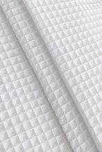 Load image into Gallery viewer, Dainty Home Piazza 100% Cotton Textured Waffle Weaved Solid Cotton Fabric 70" x 72" Shower Curtain