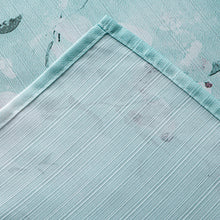 Load image into Gallery viewer, Dainty Home Cascading Florals 3D Textured Fabric Shower Curtain with 12 Metal Rollerball Hooks, 70" x 72"