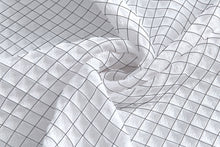 Load image into Gallery viewer, Dainty Home Piazza 100% Cotton Textured Waffle Weaved Solid Cotton Fabric 70" x 72" Shower Curtain