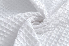 Load image into Gallery viewer, Dainty Home Piazza 100% Cotton Textured Waffle Weaved Solid Cotton Fabric 70" x 72" Shower Curtain