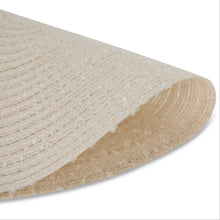 Load image into Gallery viewer, Dainty Home Boucle 15" Round Woven Placemats Set of 6 - Durable, Reversible & Non-Slip Table Mats