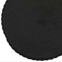 Load image into Gallery viewer, Dainty Home Braided 15" Round Woven Placemats Set of 6 - Durable, Reversible & Non-Slip Table Mats
