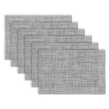 Load image into Gallery viewer, Dainty Home Bristol Woven Texteline Textured Design Reversible 12" x 18" Rectangular Placemats Set of 6