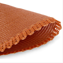 Load image into Gallery viewer, Dainty Home Chantilly 15" Round Woven Placemats Set of 6 - Durable, Reversible & Non-Slip Table Mats