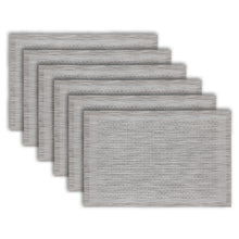 Load image into Gallery viewer, Dainty Home Geneva Woven Texteline Textured Design Reversible 12" x 18" Rectangular Placemats Set of 6