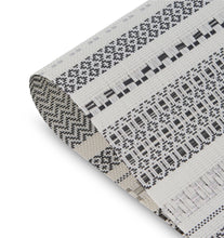 Load image into Gallery viewer, Dainty Home Maya Woven Texteline Textured Design Reversible 12" x 18" Rectangular Placemats Set of 6