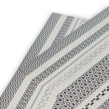 Load image into Gallery viewer, Dainty Home Maya Woven Texteline Textured Design Reversible 12" x 18" Rectangular Placemats Set of 6