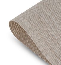 Load image into Gallery viewer, Dainty Home Natural Shimmer Woven Lurex Textilene Crossweave With Embedded Lurex Reversible 13" x 19" Rectangular Placemats