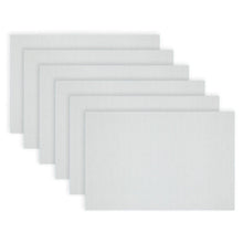 Load image into Gallery viewer, Dainty Home Natural Shimmer Woven Lurex Textilene Crossweave With Embedded Lurex Reversible 13" x 19" Rectangular Placemats