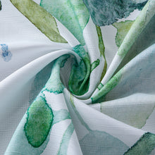 Load image into Gallery viewer, Dainty Home Floral Waterfall Printed Fabric 3D Designed Textured Fabric Shower Curtain 70" x 72"