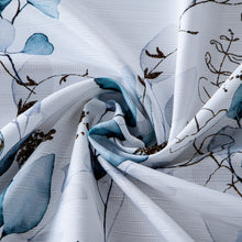 Load image into Gallery viewer, Dainty Home Sweet Garden Printed Fabric 3D Designed Textured Fabric Shower Curtain 70" x 72"