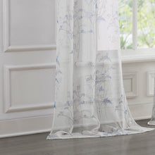 Load image into Gallery viewer, Dainty Home Jessica 2-Pack Linen Textured Metallic Light Filtering Grommet Curtain Panel Pair