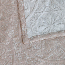 Load image into Gallery viewer, Dainty Home Boheme Medallion Jacquard Textured Soft Polyester Fabric Shower Curtain, 72" x 72"