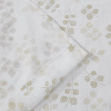 Load image into Gallery viewer, Dainty Home Clarissa Linen Textured Metallic Light Filtering Grommet Curtain Panel Pair