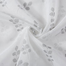 Load image into Gallery viewer, Dainty Home Clarissa Linen Textured Metallic Fabric Shower Curtain with 12 Matching Hooks 70" x 72"