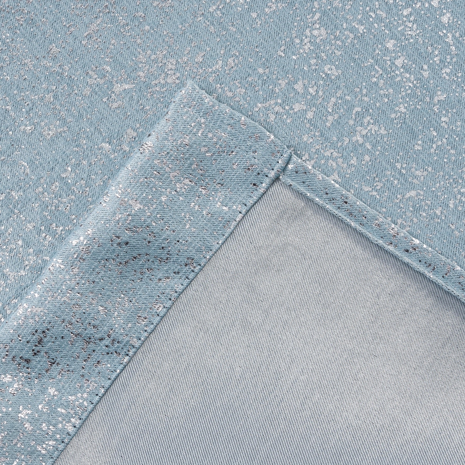 Dainty Home Artistic 3D Lurex Textured Thermal Insulated Blackout Grommet Panel Pair